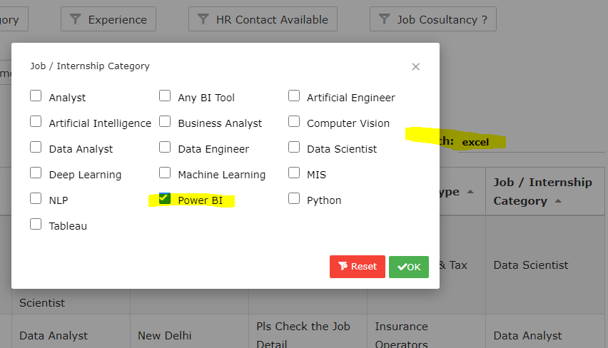 power bi jobs for freshers